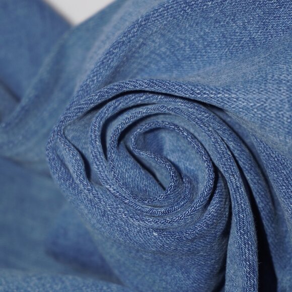 Express Bell Slim Flare High Rise Silver Ring Zip Denim Stretch Jeans 8R Retro - Picture 9 of 9